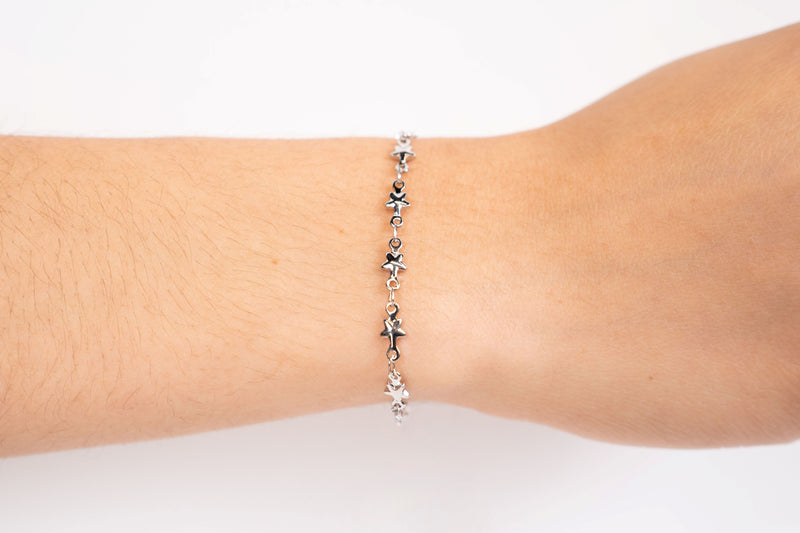 Load image into Gallery viewer, Electra - 18K Gold PVD Star Connector Chain
