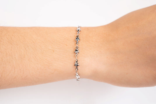 Electra - 18K Gold PVD Star Connector Chain