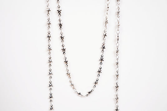Electra - 18K Gold PVD Star Connector Chain