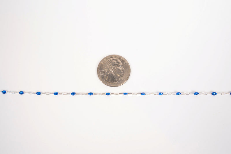 Load image into Gallery viewer, Admiral - Sterling Silver Enamel (Blue)
