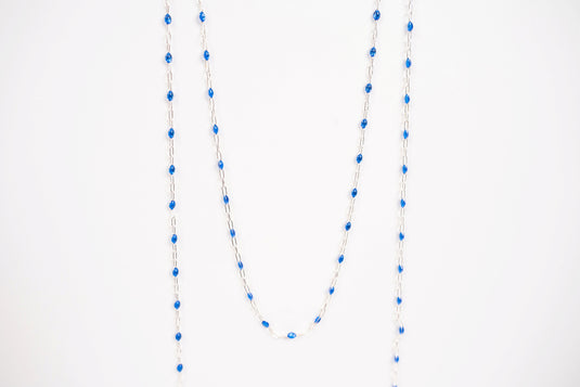Admiral - Sterling Silver Enamel (Blue)